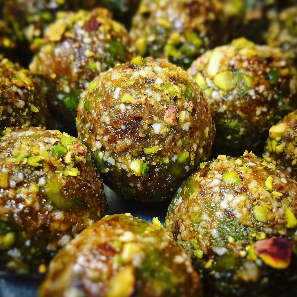 Pistachio & Date Energy Bliss Balls