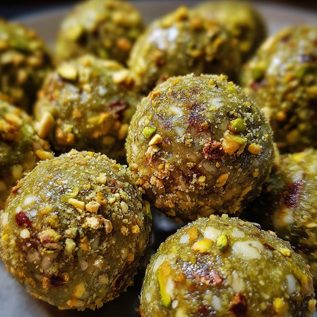 Pistachio & Date Energy Bliss Balls