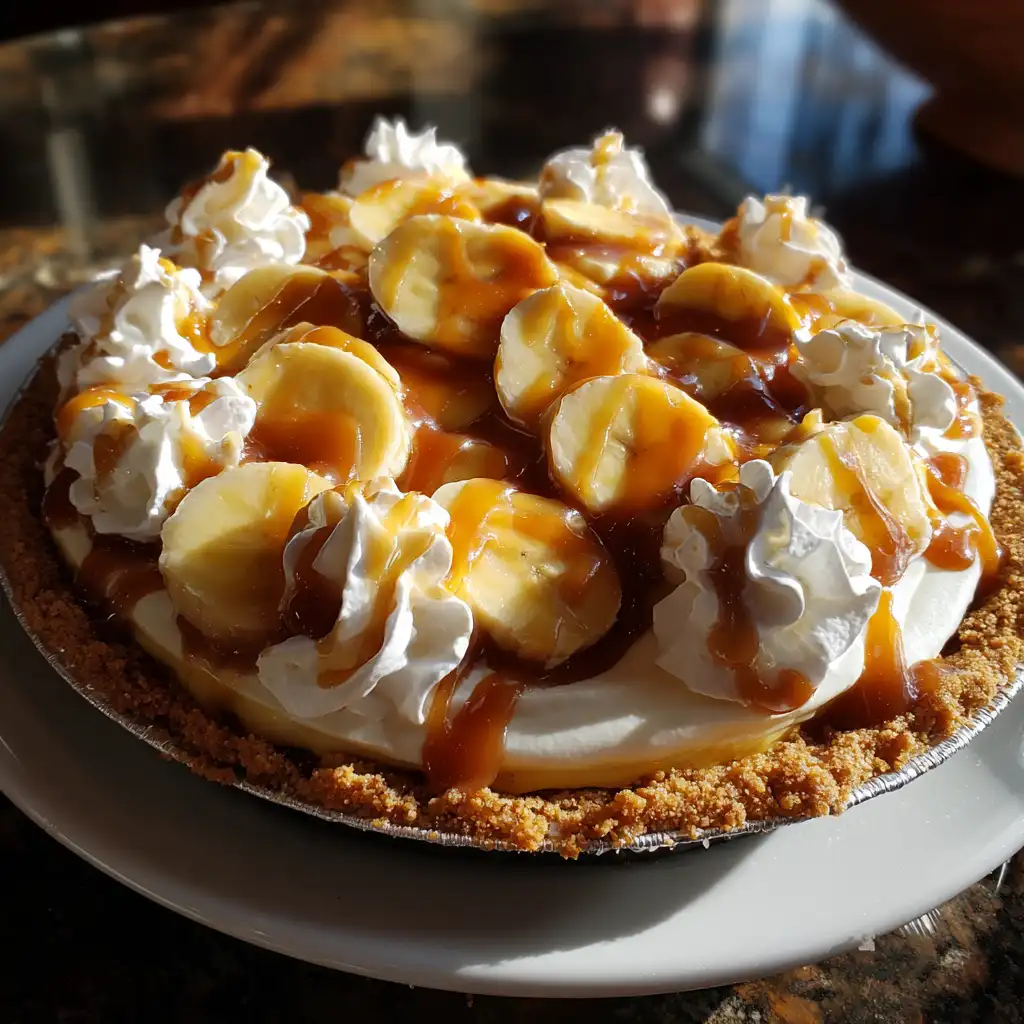 Photo inspiration: Salted Caramel Banana Cream Pie Photo Inspiration