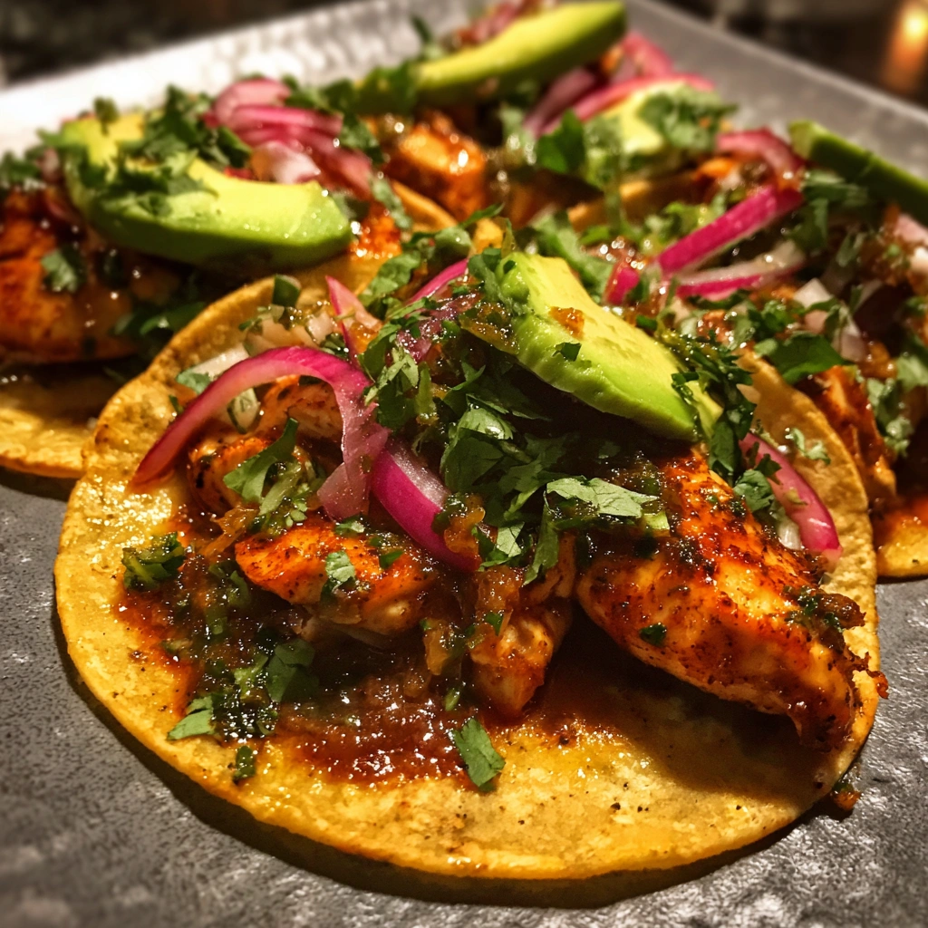 Smoky Chipotle Lime Chicken Tacos