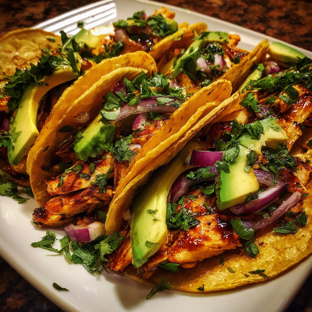 Smoky Chipotle Lime Chicken Tacos