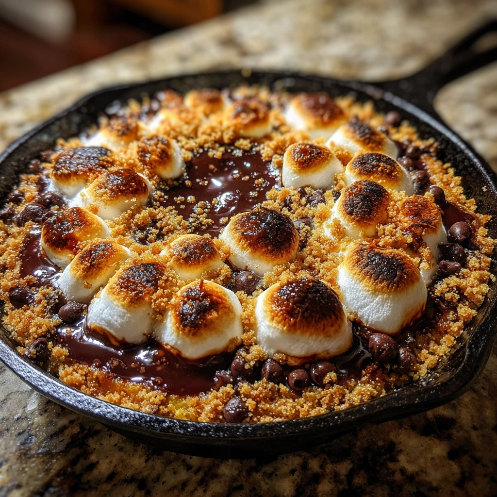 S’mores Lava Cake Skillet