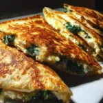 Spinach and Feta Quesadillas