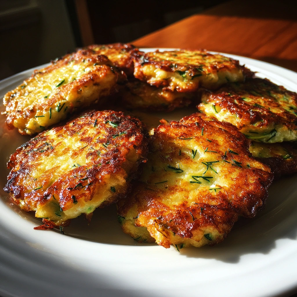 Summer Grilled Zucchini Fritters with Feta
