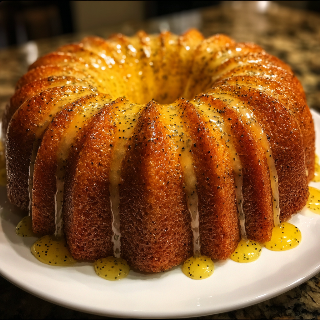 Lemon Poppy Seed Bundt Cake