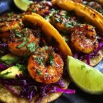 Spicy Honey Garlic Shrimp Tacos