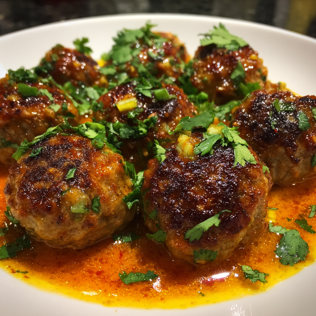 Thai Coconut Curry Meatballs