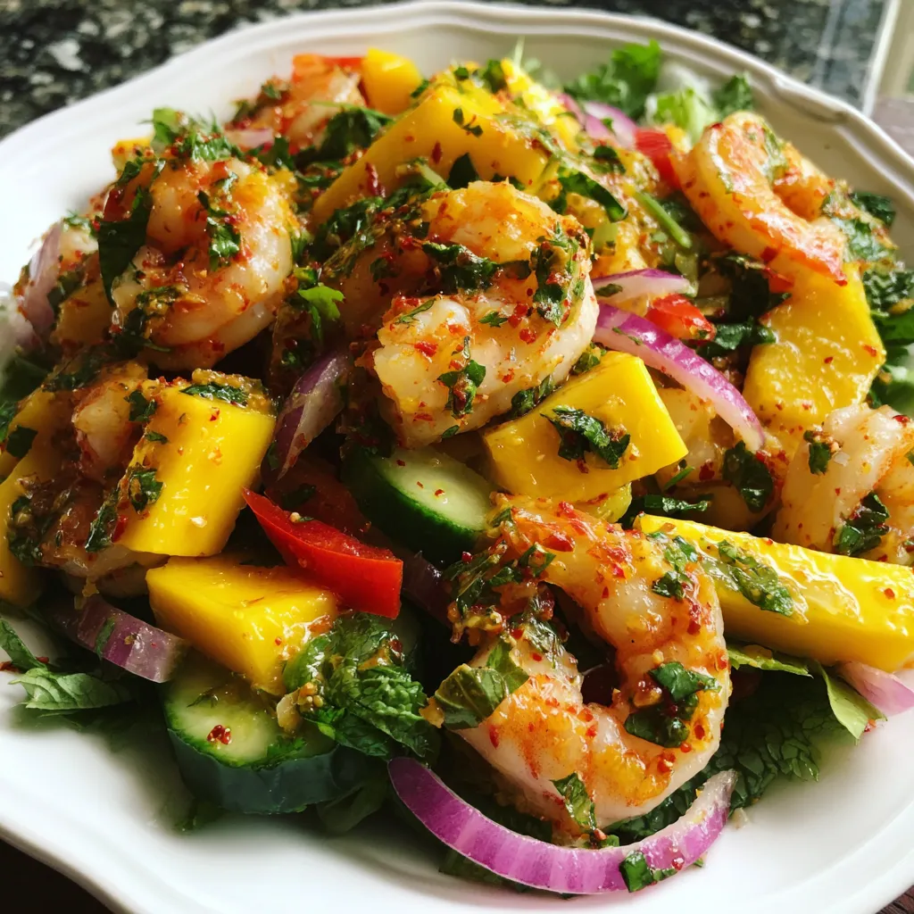 Thai Mango Shrimp Salad
