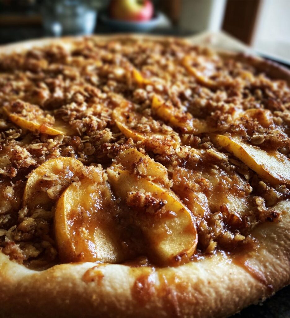 Apple Crisp Pizza