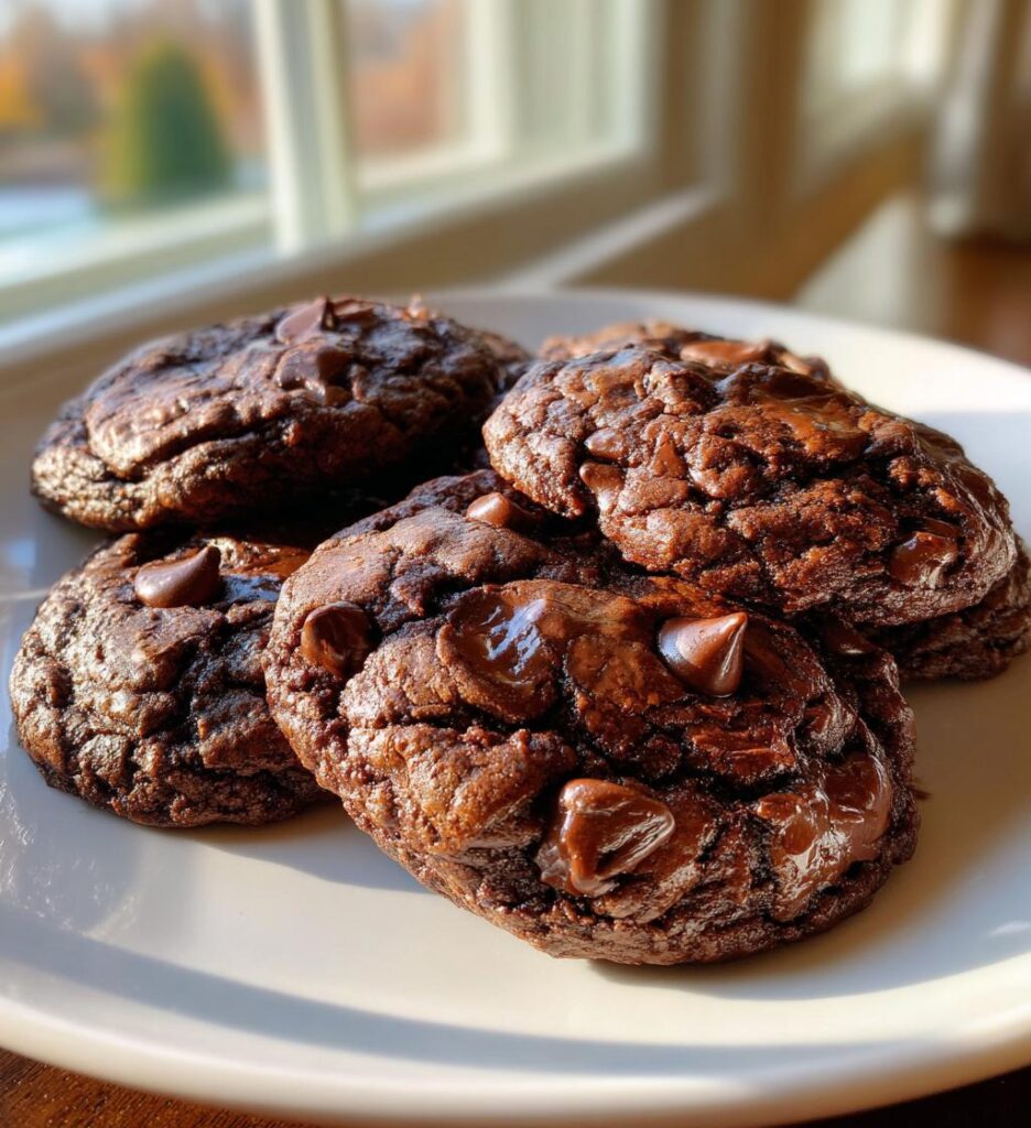 Chewy Chocolate Espresso Cookies