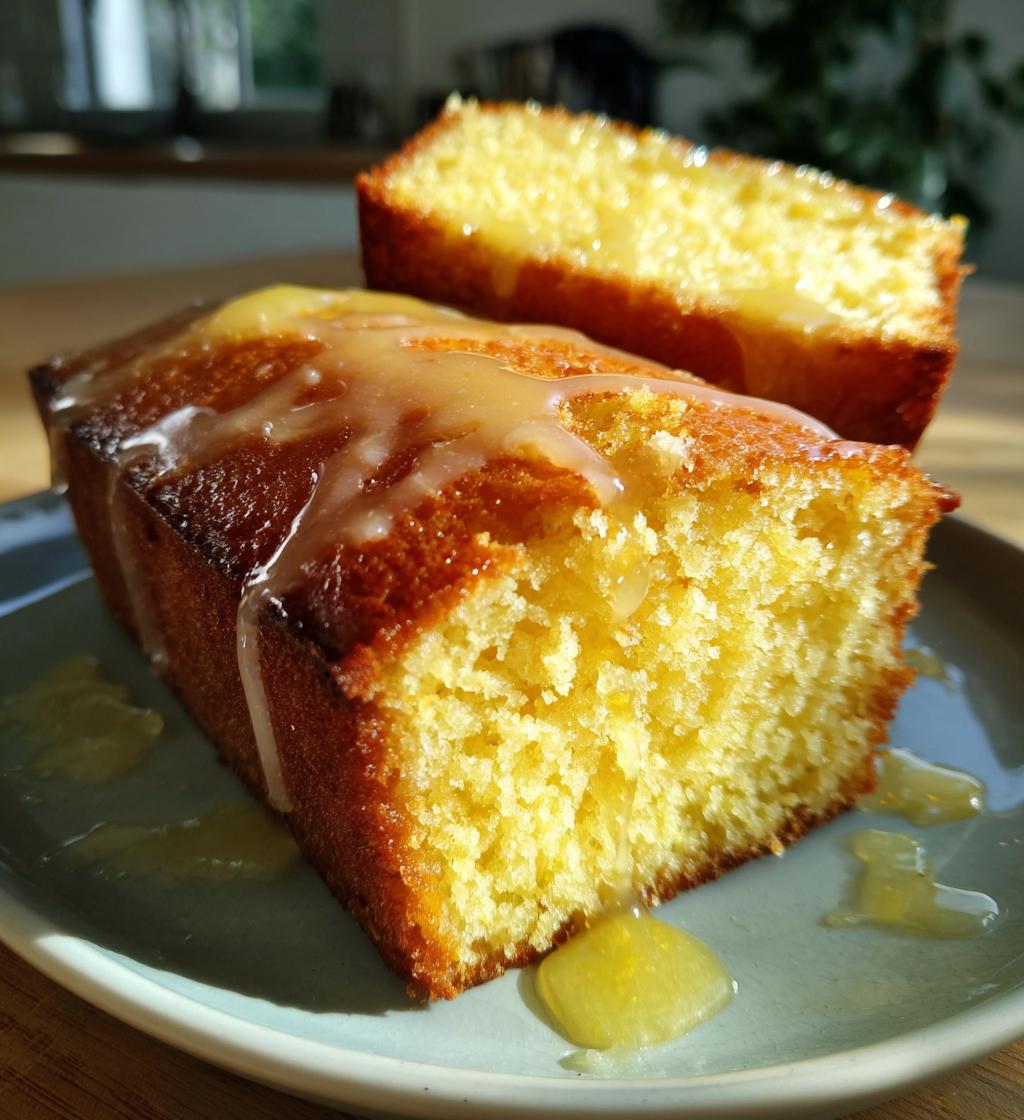 Homemade Moist Lemon Cake with Secret Sauce