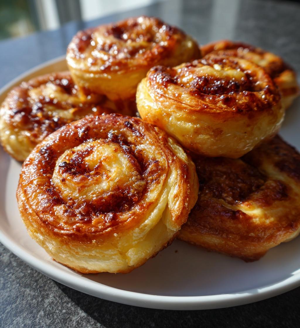 Puff Pastry Pinwheels with Fig & Goat Cheese - detail 1