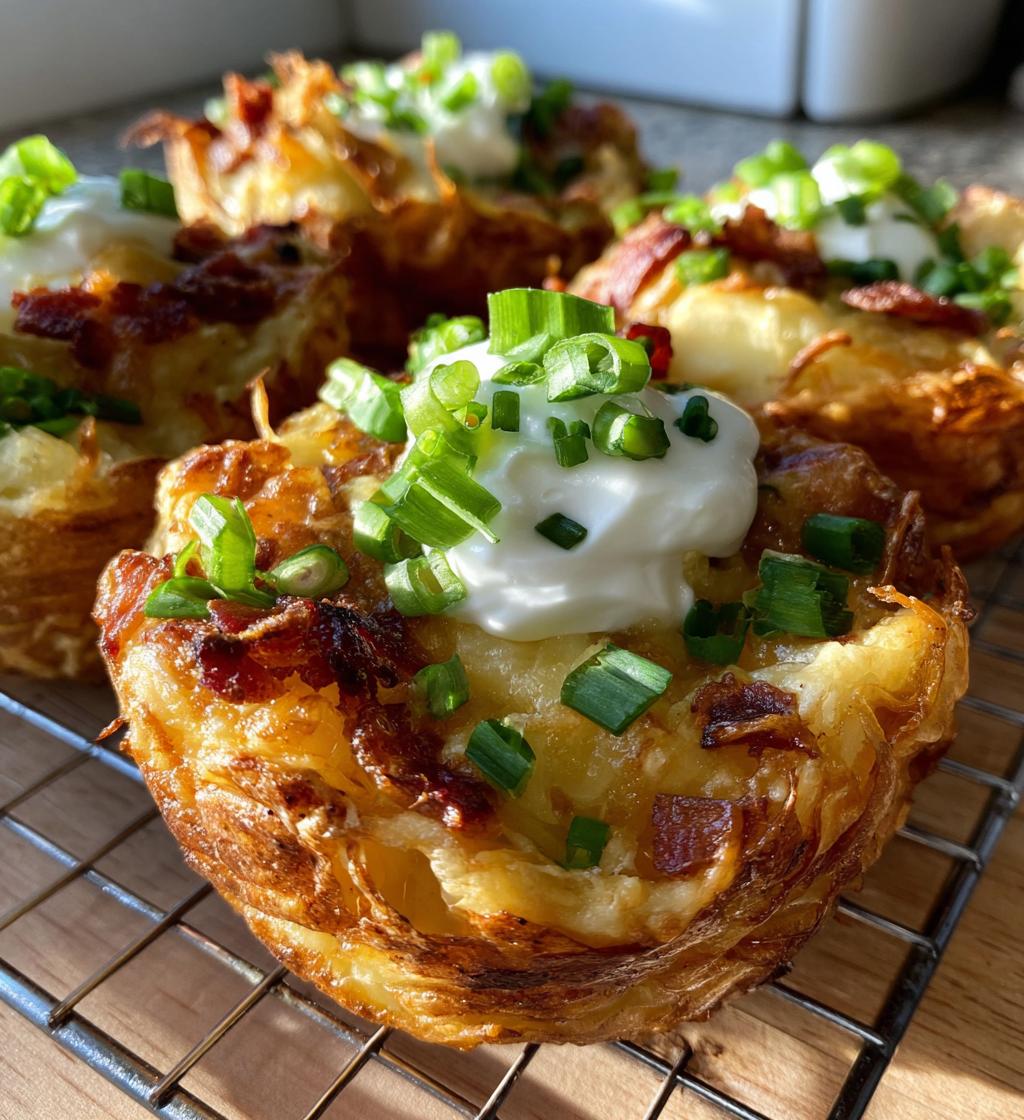 Stuffed Mashed Potato Nests - detail 1