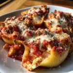 Thanksgiving leftover turkey stuffed shells