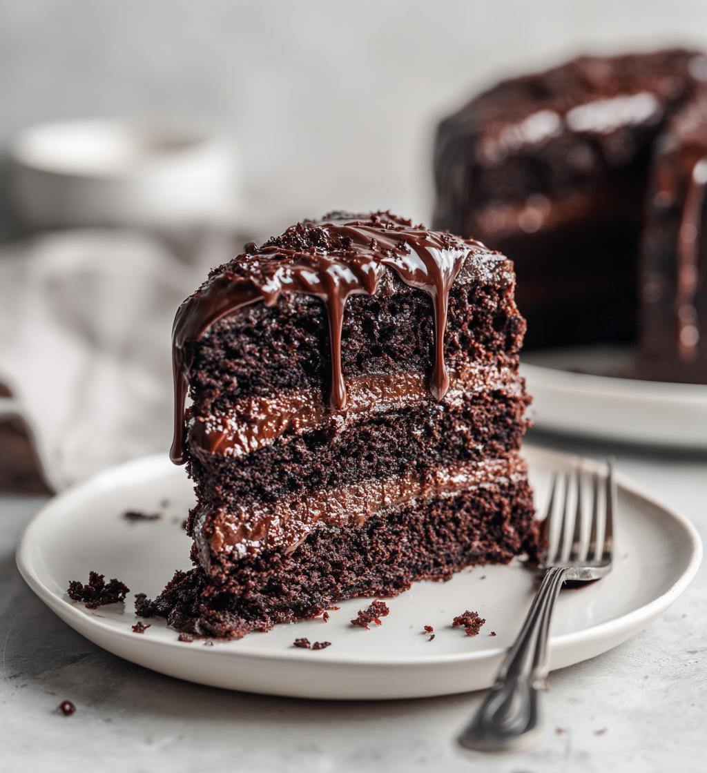 midnight fudge cake