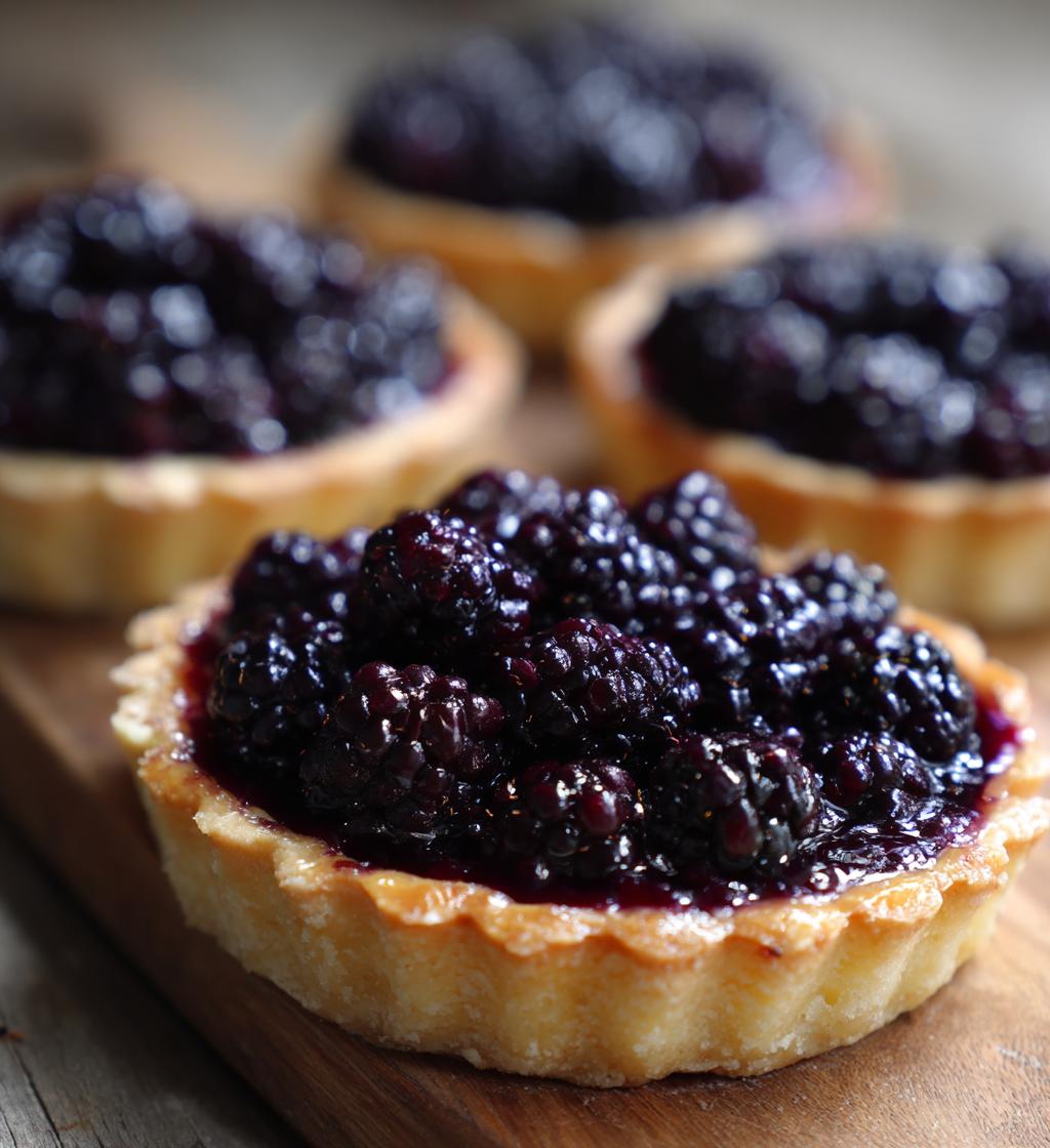 Blackberry Earl Grey Tarts - detail 1