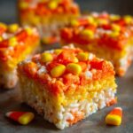 Candy Corn Rice Krispie Treats