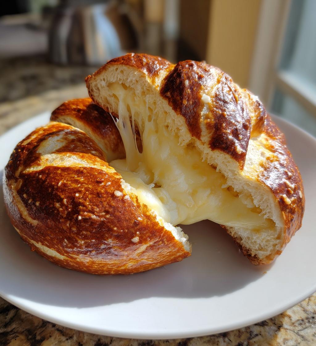 Cheese Stuffed Pretzel