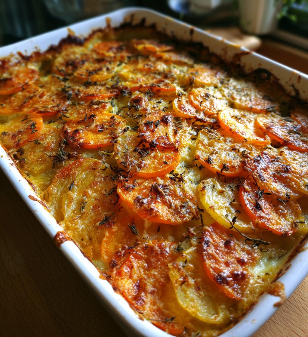 Cheesy Root Vegetable Gratin - detail 1