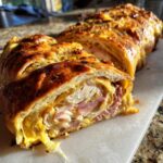Chicken Cordon Bleu Stromboli