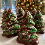 Chocolate Peanut Butter Christmas Trees