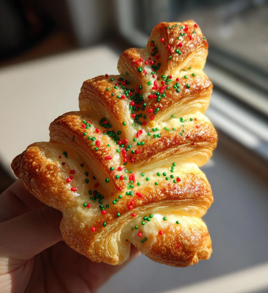 Christmas Tree Cream Cheese Danish - detail 1
