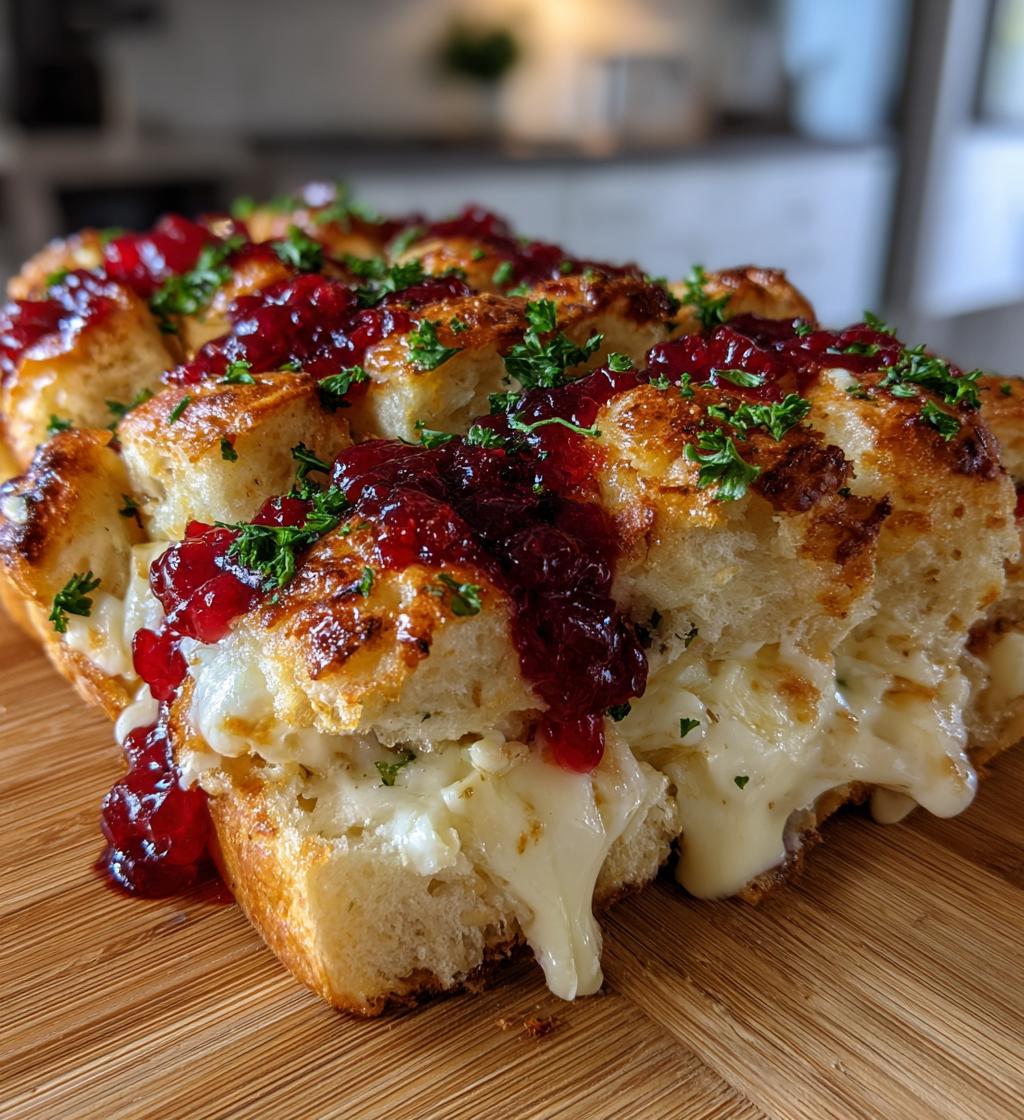 Cranberry Brie Pull-Apart Bread Bites - detail 1