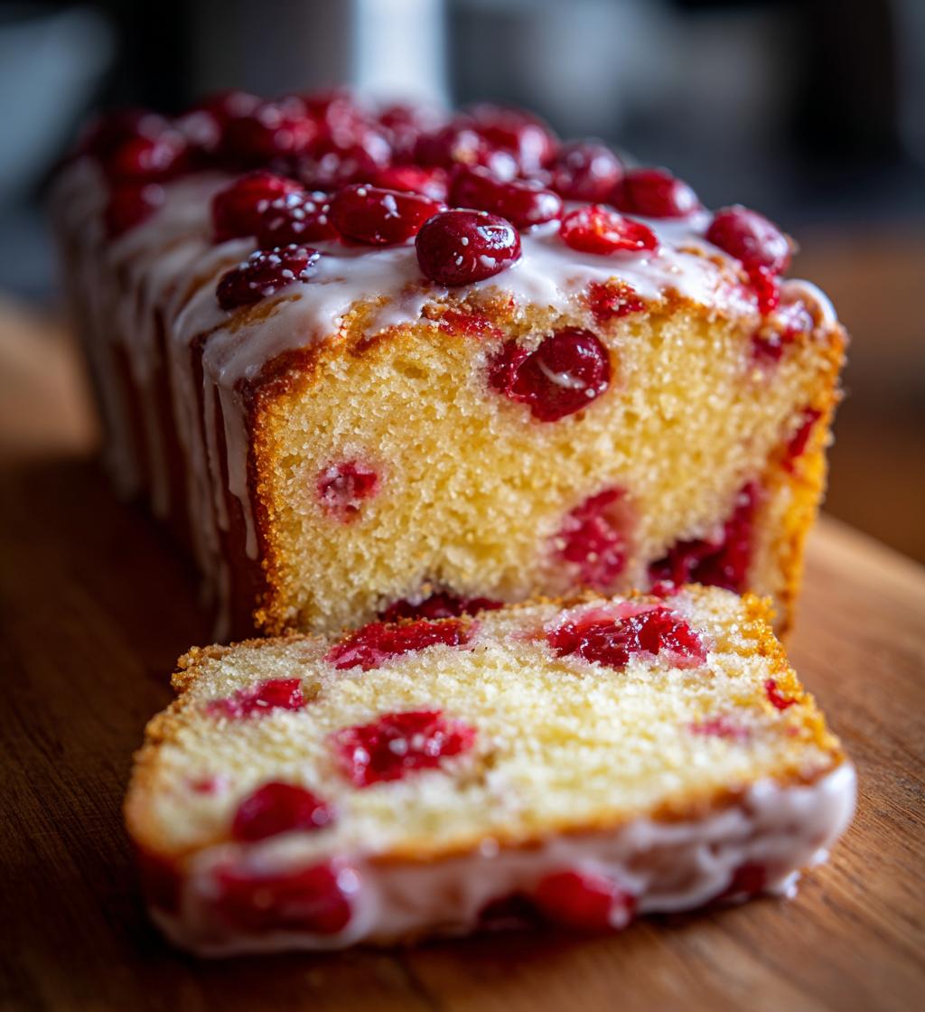 Cranberry Christmas Cake