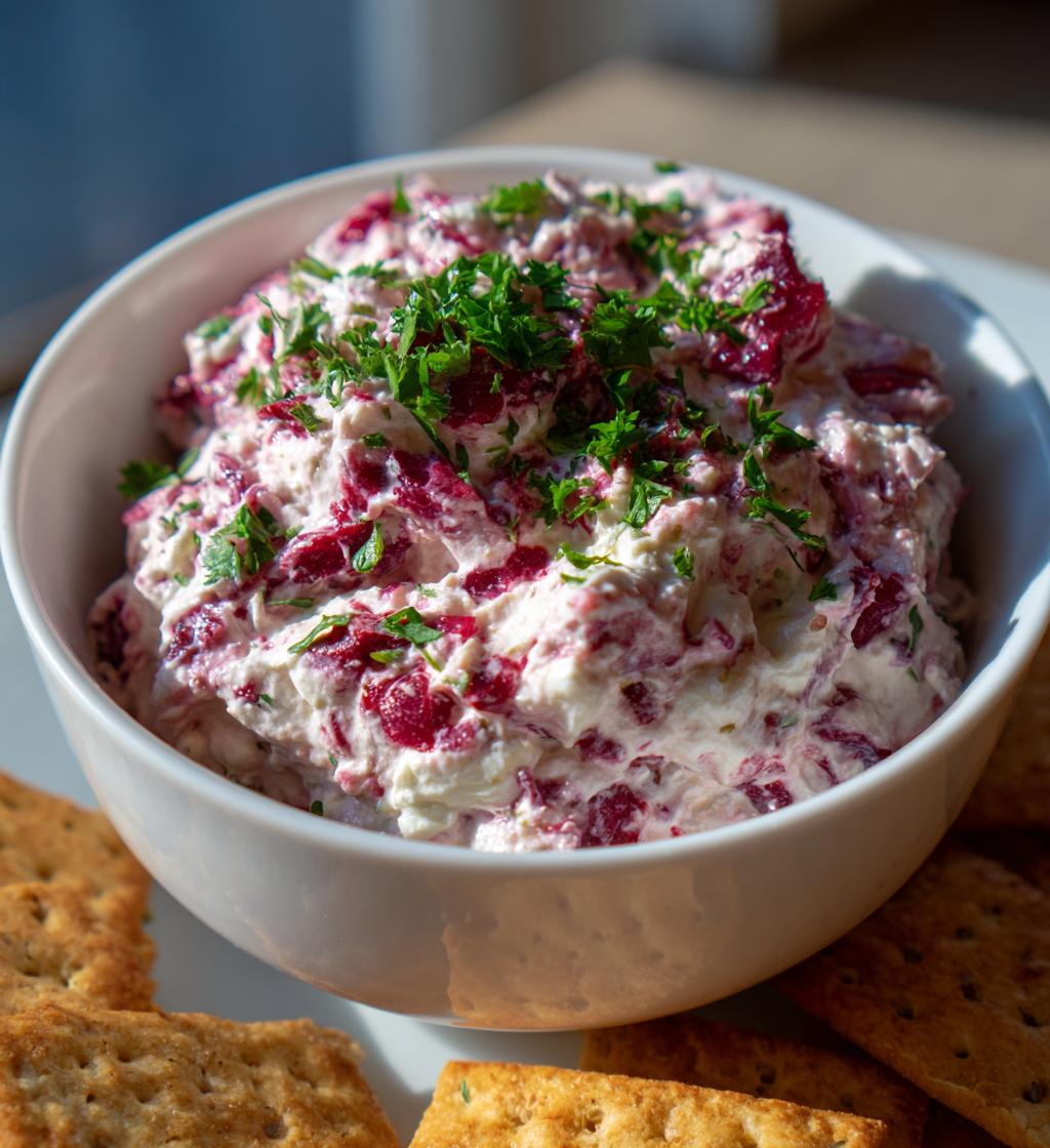 Cranberry Whipped Feta Dip - detail 1