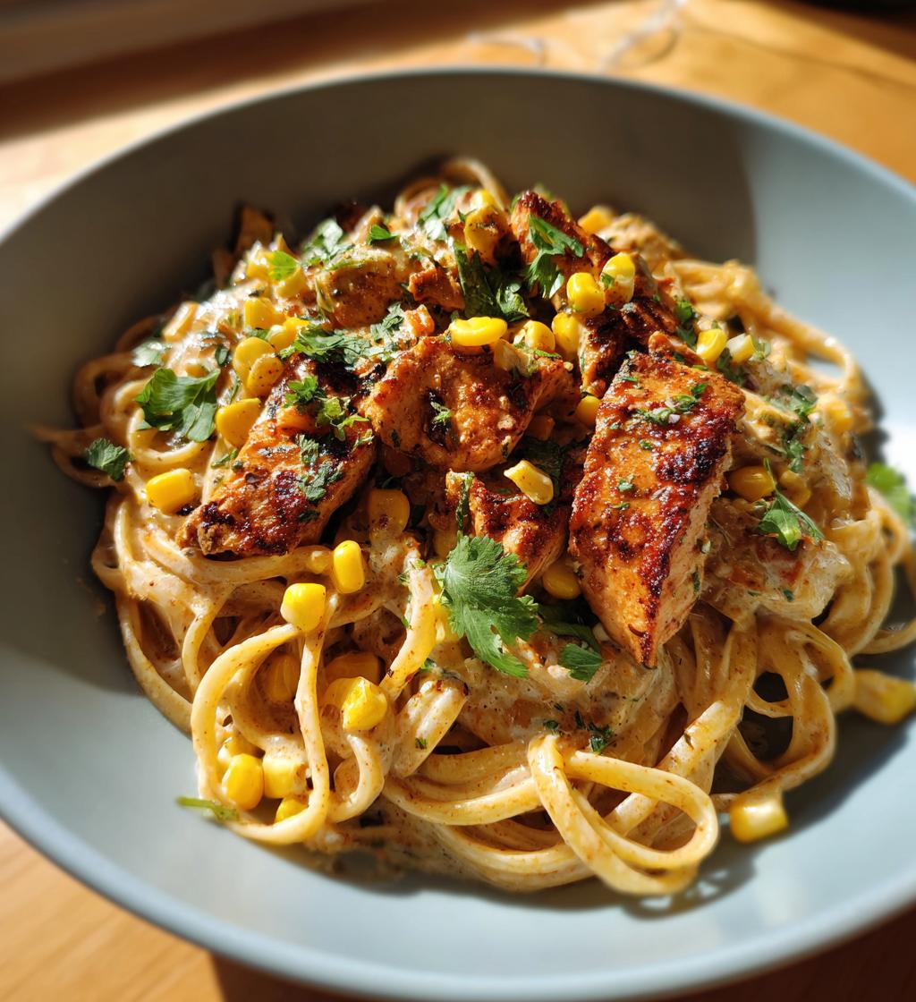 Creamy Cowboy Chicken Linguine