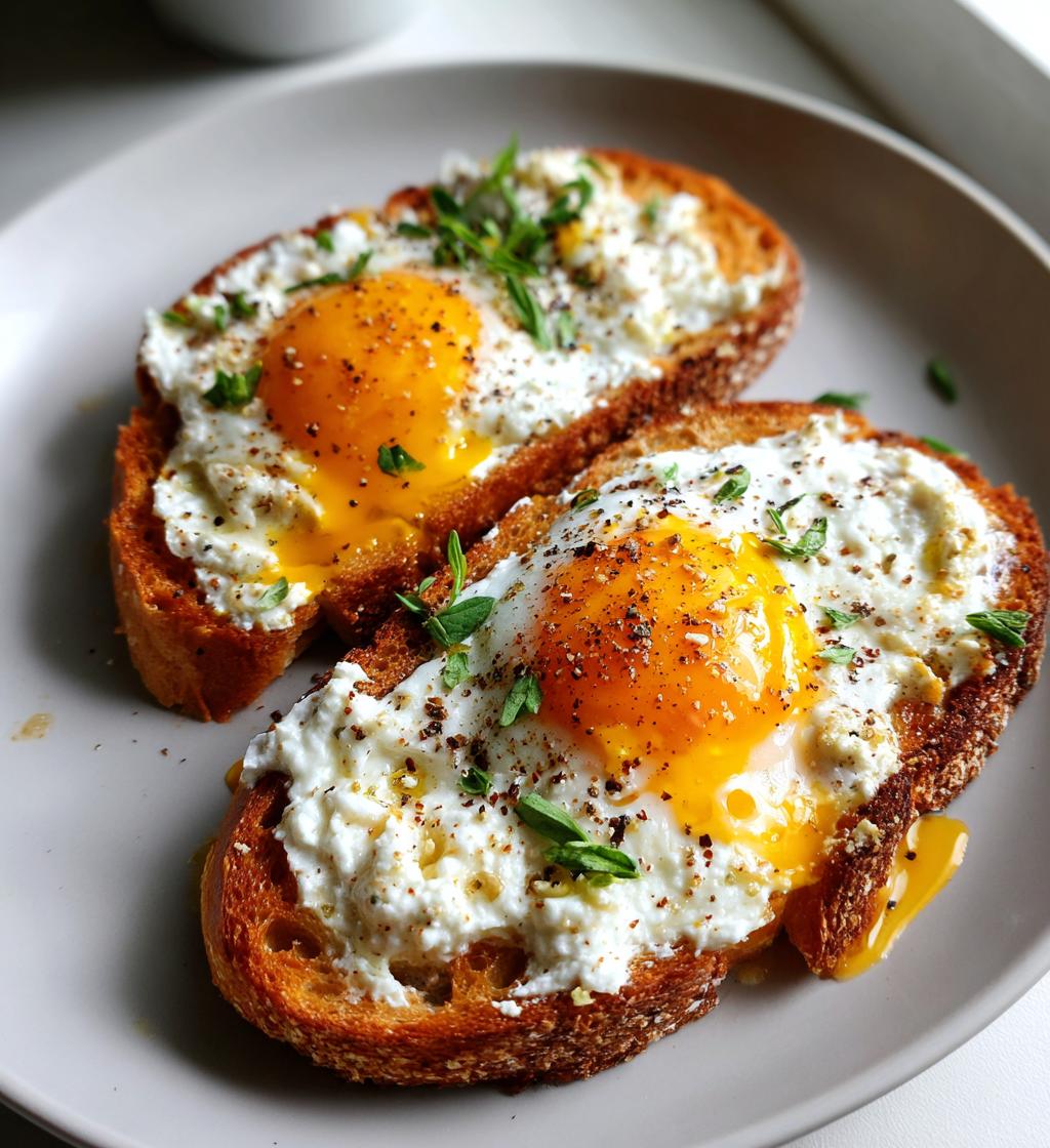 Creamy Ricotta Egg Toast - detail 1