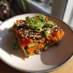 Crispy Gochujang Rice Salad