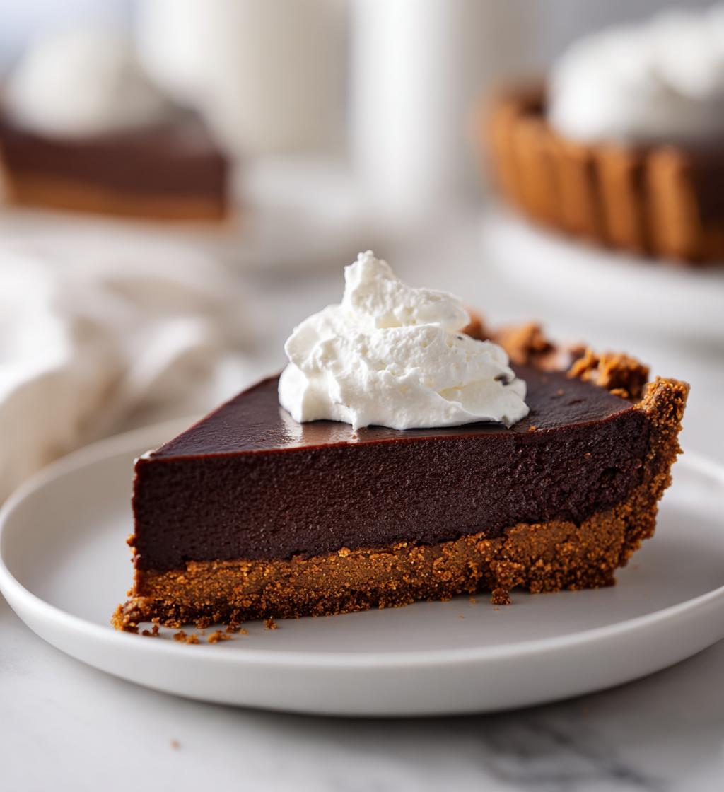 Dark Chocolate Pumpkin Tart - detail 1