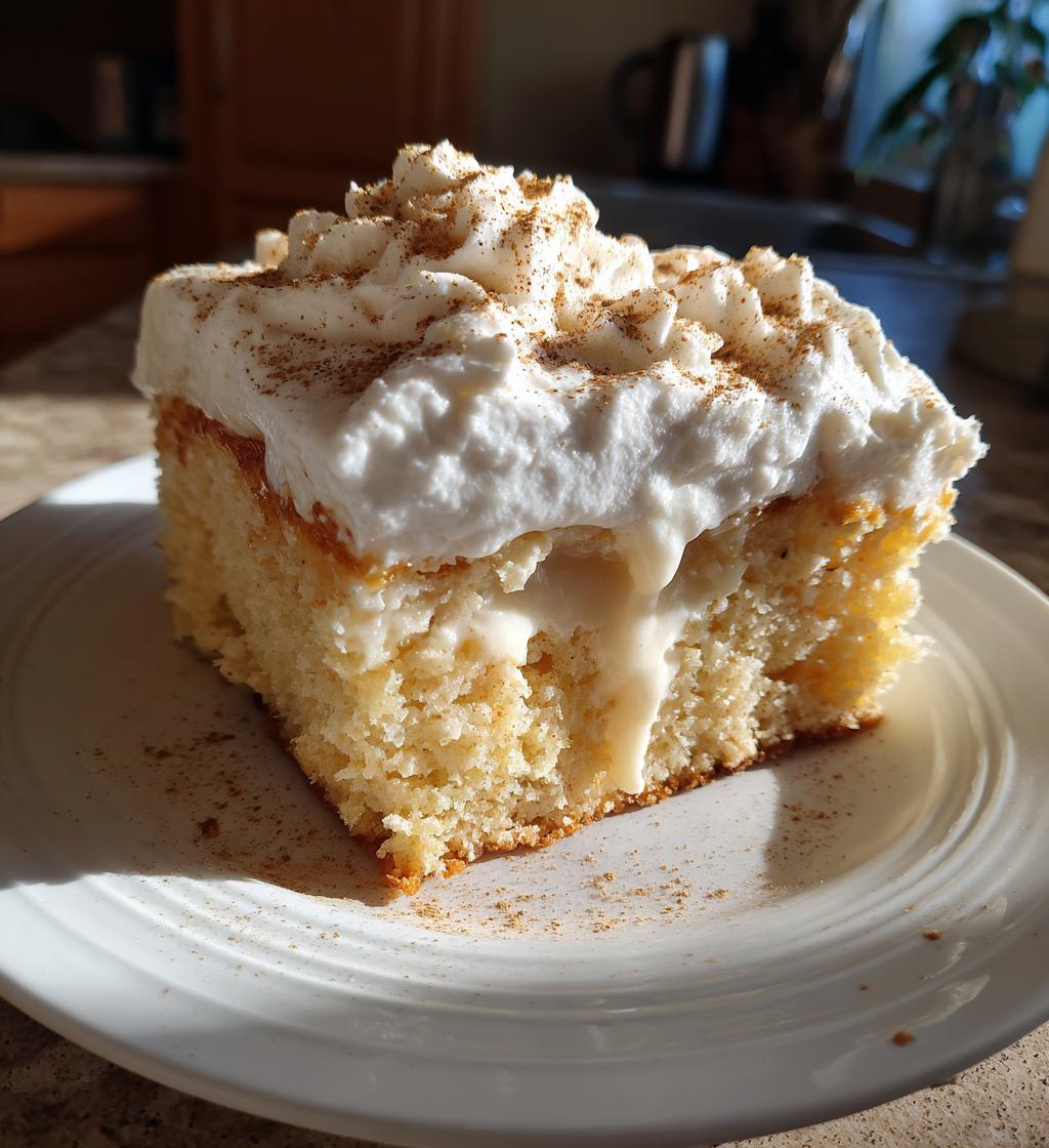Easy Eggnog Poke Cake - detail 1