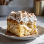Easy Eggnog Poke Cake