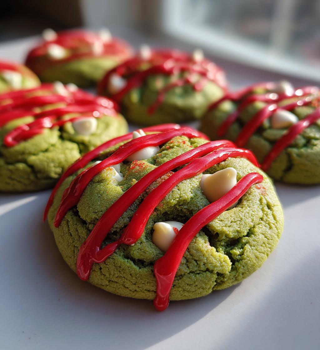 Easy Grinch Cookies - detail 1