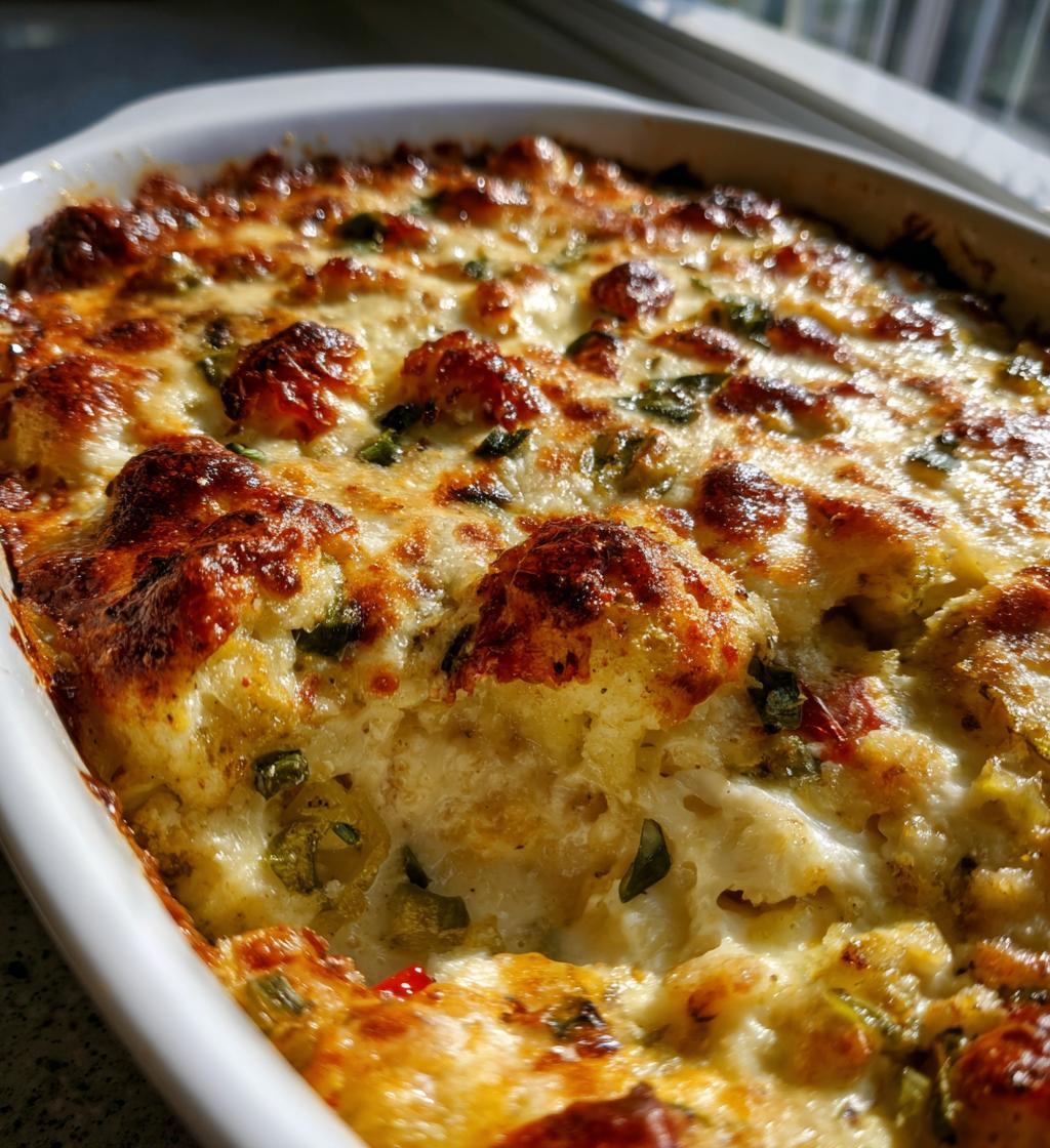Easy Jalapeno Popper Cauliflower Casserole - detail 1
