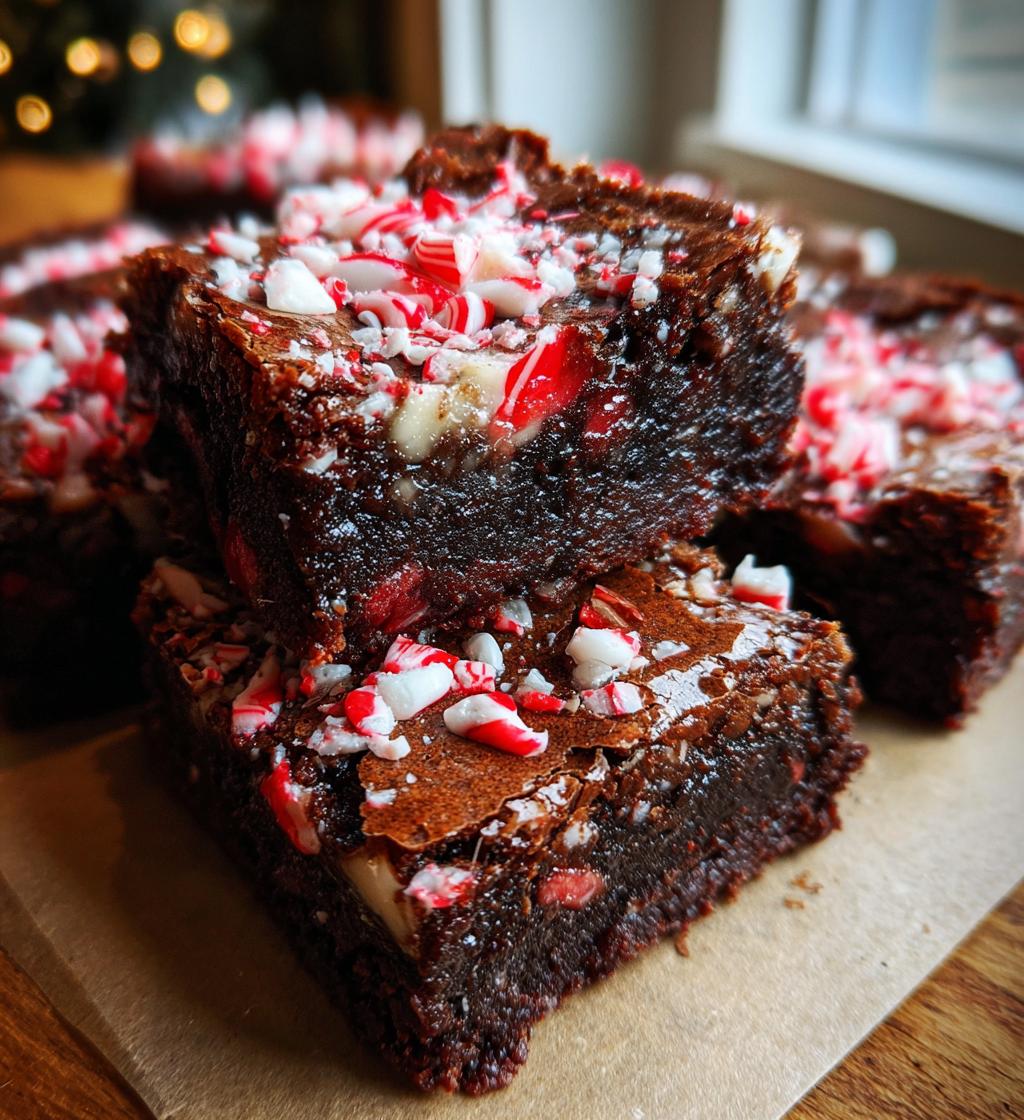 Easy Peppermint Brownies - detail 1