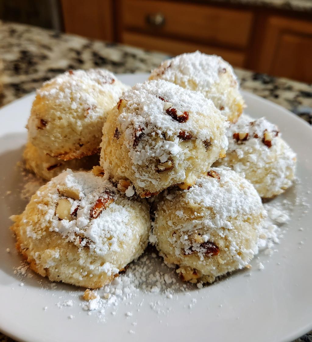 Easy Snowball Cookies - detail 1