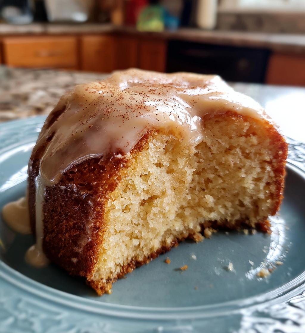 Eggnog Dump Cake - detail 1