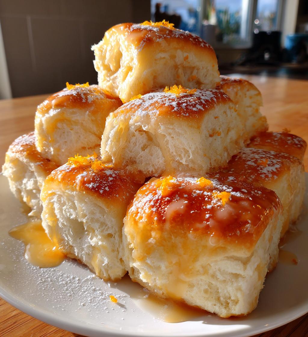 Florida Orange Juice Rolls