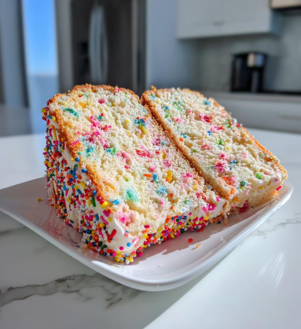 Fluffy Funfetti Angel Food Cake - detail 1
