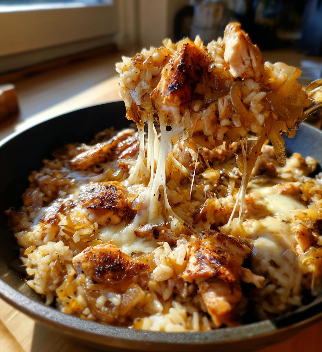 French Onion Chicken and Rice
