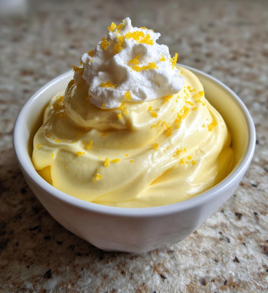 Fresh Lemon Mousse