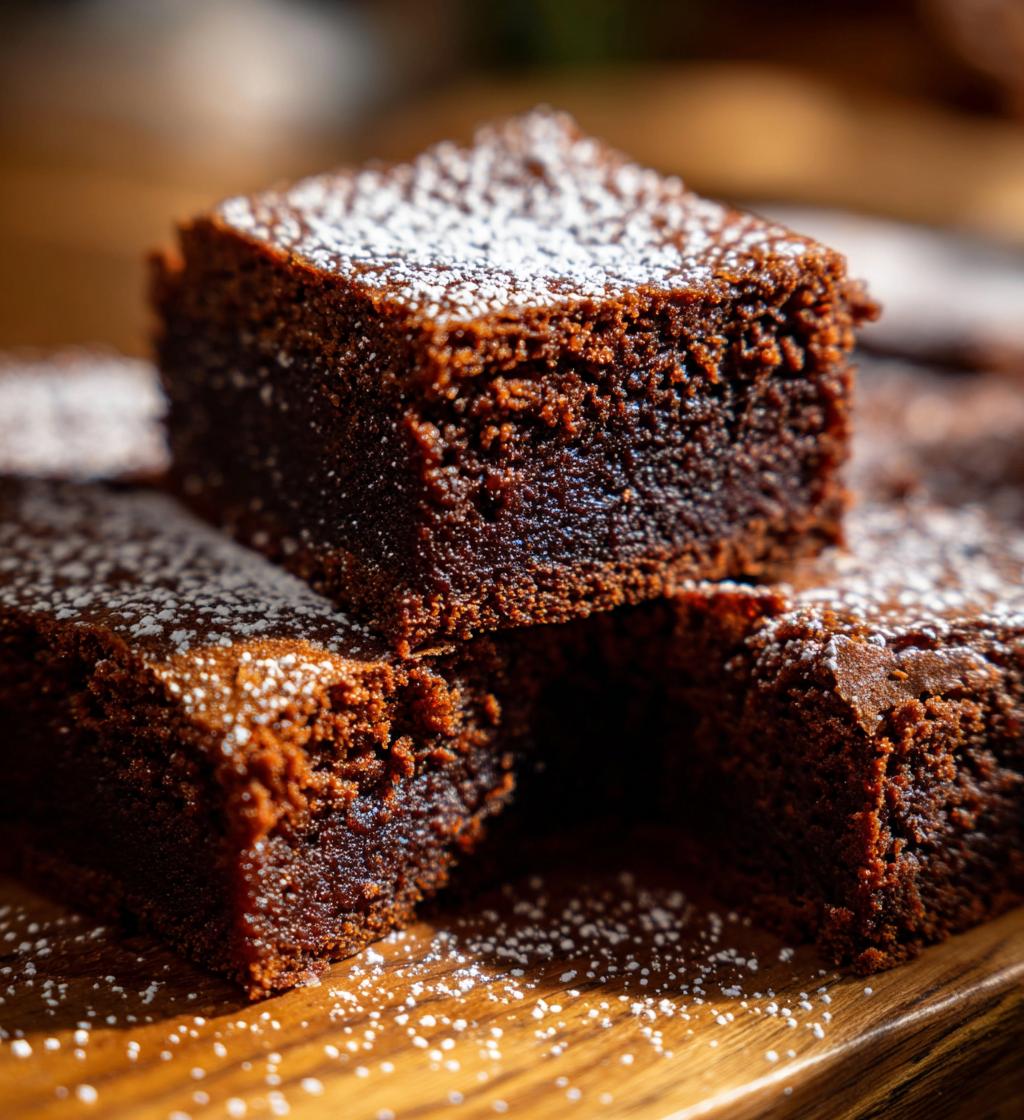 Gingerbread Brownies - detail 1