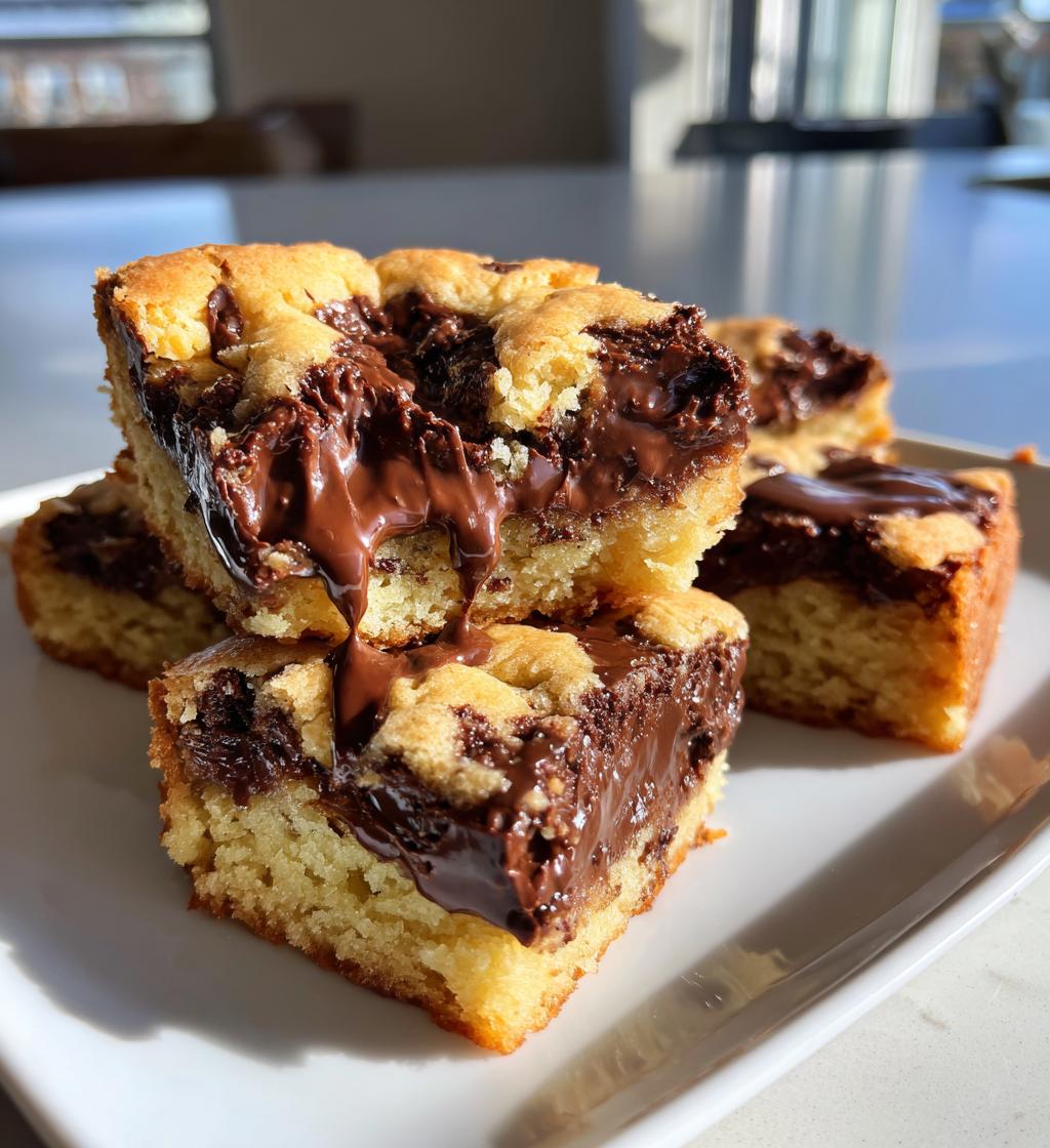 Gooey Butter Chocolate Chip Shortbread Bars