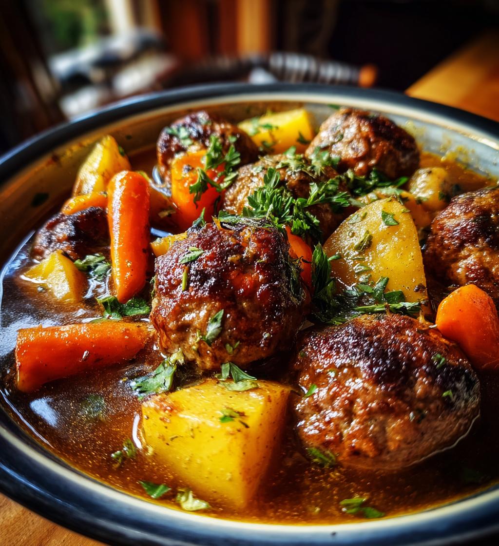 Hearty Meatball Stew