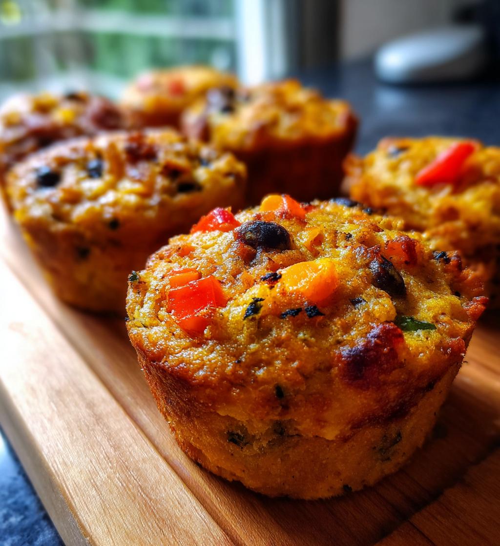 Hidden Veggie Taco Muffins