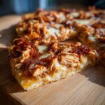 Homemade BBQ Chicken Pizza with Caramelized Onions