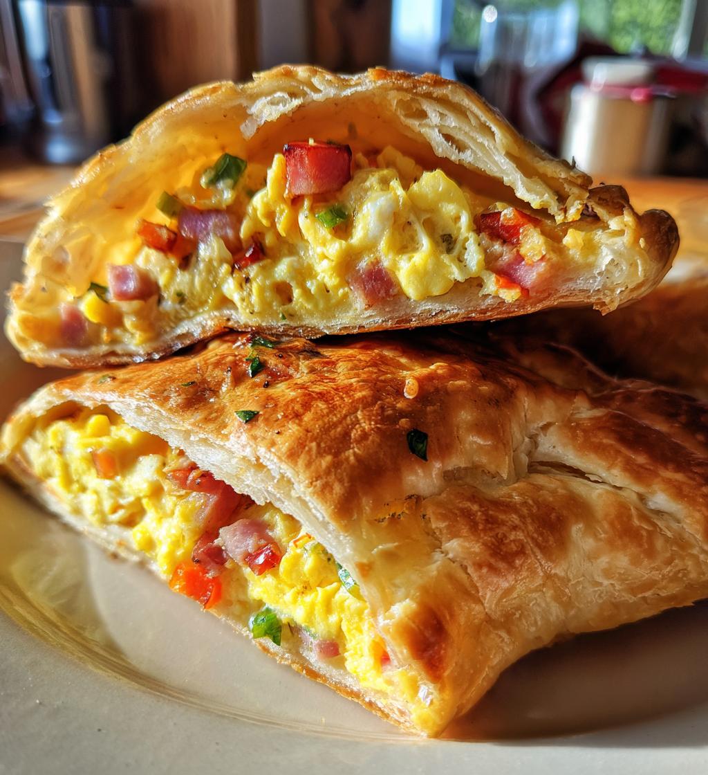 Homemade Breakfast Hot Pockets